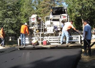 Road being Paved