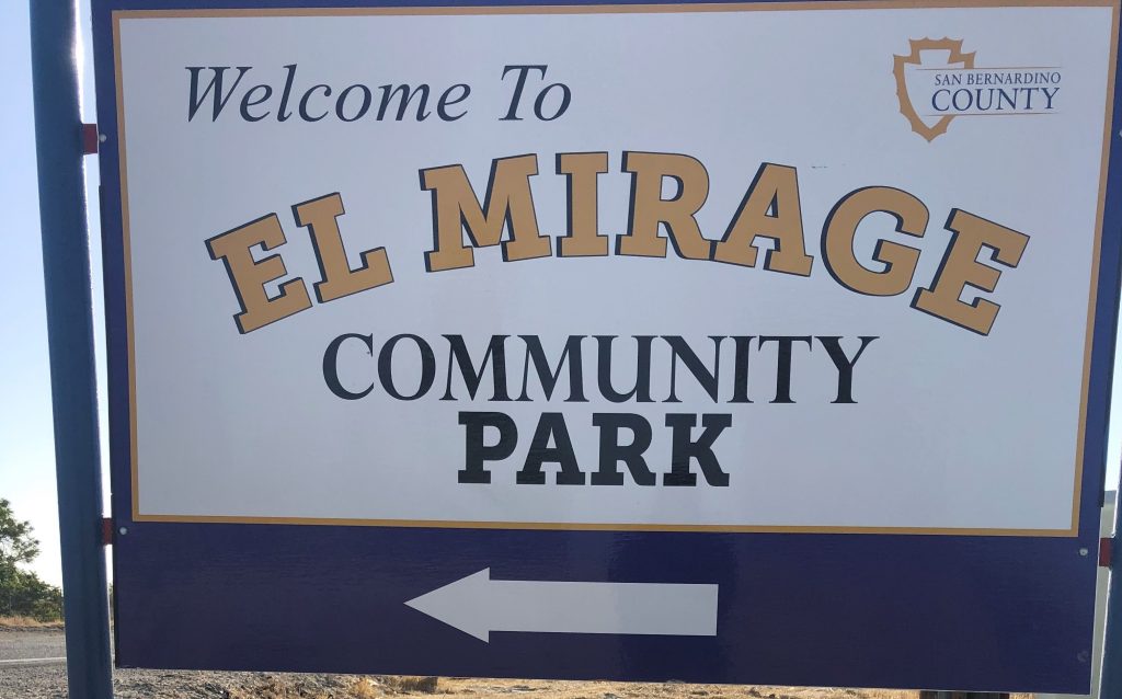 El Mirage Community Park Sign