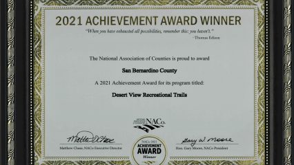 2021 NACO Achievement Award Plaque