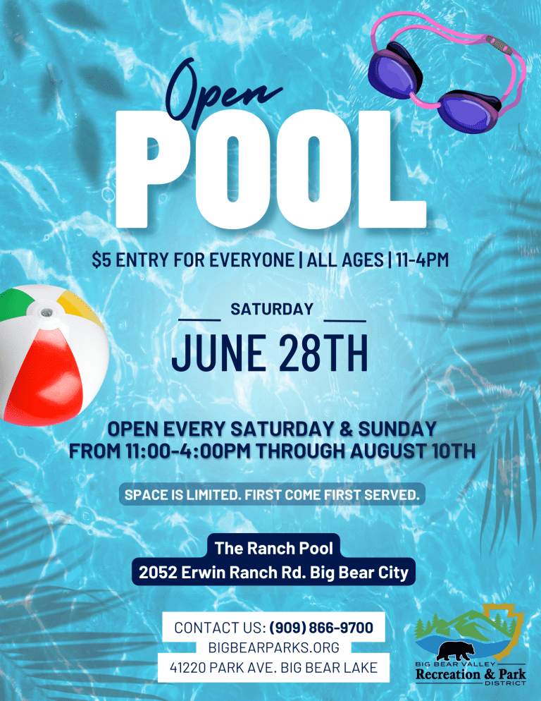 Open Pool at The Ranch Pool – Public Works